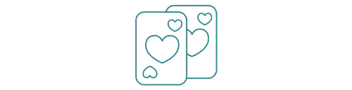 Heart suit icon for tips on mana