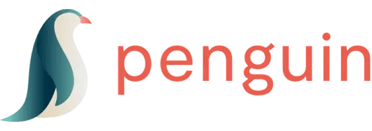 Penguin Leaning Logo