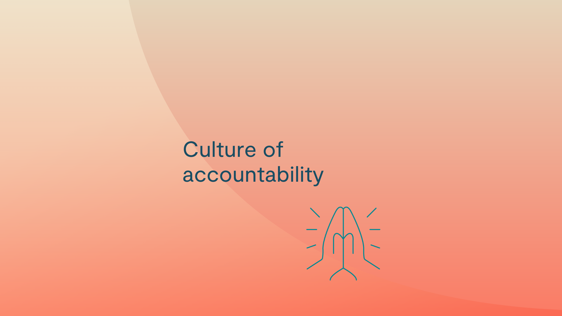 Culture of accountability